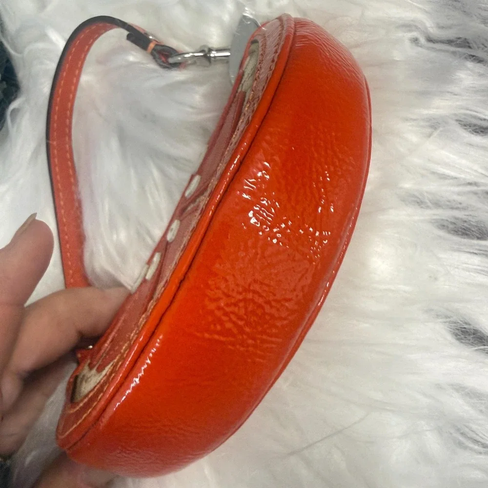 NWT Coach vintage y2k orange slice coin bag purse